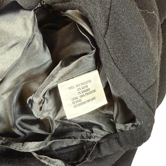 Calvin Klein Khaki Black Pencil Skirt Women’s Size 6 Knee Length - Picture 2 of 4